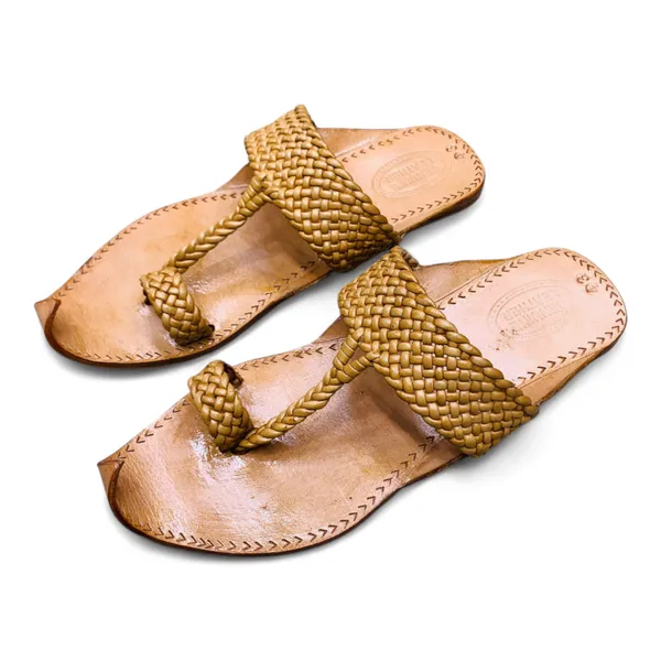 Purev leather handcrafted choti sandals